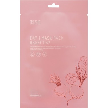 Тканевая маска с экстрактом свёклы, 25 мл — Day 1 Mask Pack #Beet Day, 25 ml