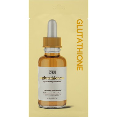 Тканевая омолаживающая маска с аминокислотами, 28 мл — Signature Ampoule Mask Glutathione, 28 ml