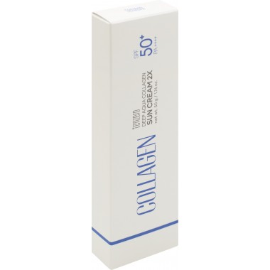 Увлажняющий солнцезащитный крем с коллагеном SPF 50+/PA++++, 50 г — Deep Aqua Collagen Sun Cream 2X SPF 50+ PA++++, 50 g