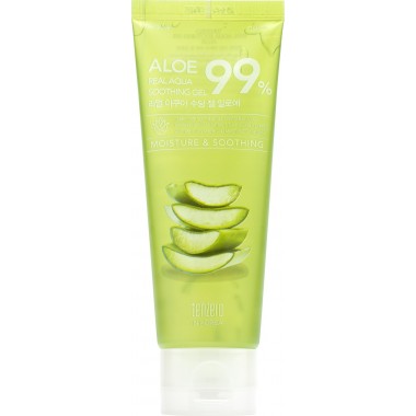 Успокаивающий гель с экстрактом алоэ, 120 мл — Real Aqua Soothing Gel Aloe, 120 ml