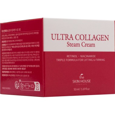 Ультраколлагеновый паровой крем с ретинолом и ниацинамидом, 50 мл — Ultra Collagen Steam Cream, 50 ml