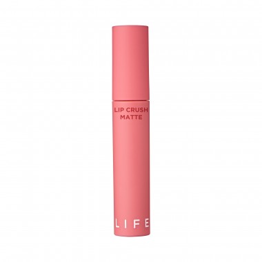 Матовая помада, тон 01 - ярко-розовый — Life Color Lip Crush Matte 01 Watch Me