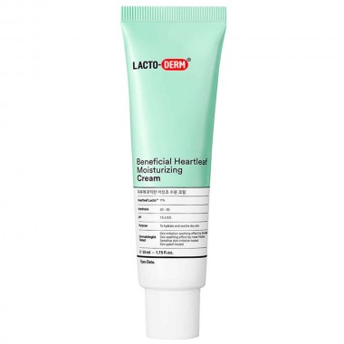 Крем увлажняющий восстанавливающий, 50 мл — Lactoderm beneficial heartleaf moisturizing cream
