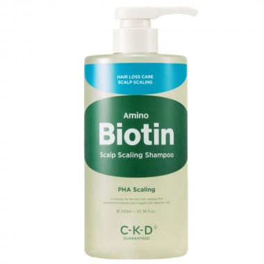 Шампунь очищающий с биотином, 750 мл — Amino biotin scalp scaling shampoo