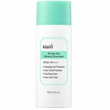 Крем солнцезащитный минеральный, 60 г — All-day airy mineral sunscreen SPF50+PA++++