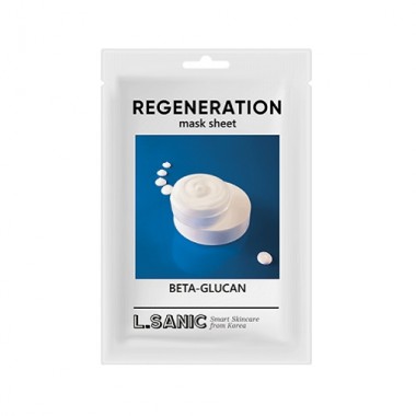 Восстанавливающая тканевая маска с бета-глюканом — Beta-Glucan Regeneration Mask Sheet