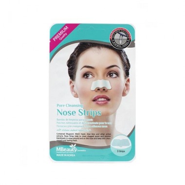 Маски-полоски для очищения пор в области носа, 3 шт — Pore Cleansing Nose Strips