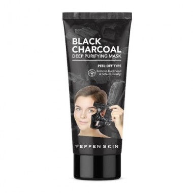 Маска-плёнка с углем, 100 г — Black Charcoal Deep Purifying Mask-Peel-off Type