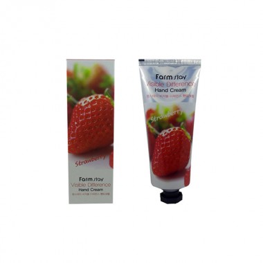Крем для рук с экстрактом клубники, 100 г — Visible Difference Hand Cream Strawberry