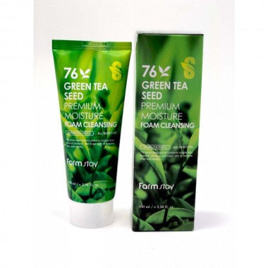Увлажняющая очищающая пенка с семенами зеленого чая, 100 мл — Green Tea Seed Pure Cleansing Foam